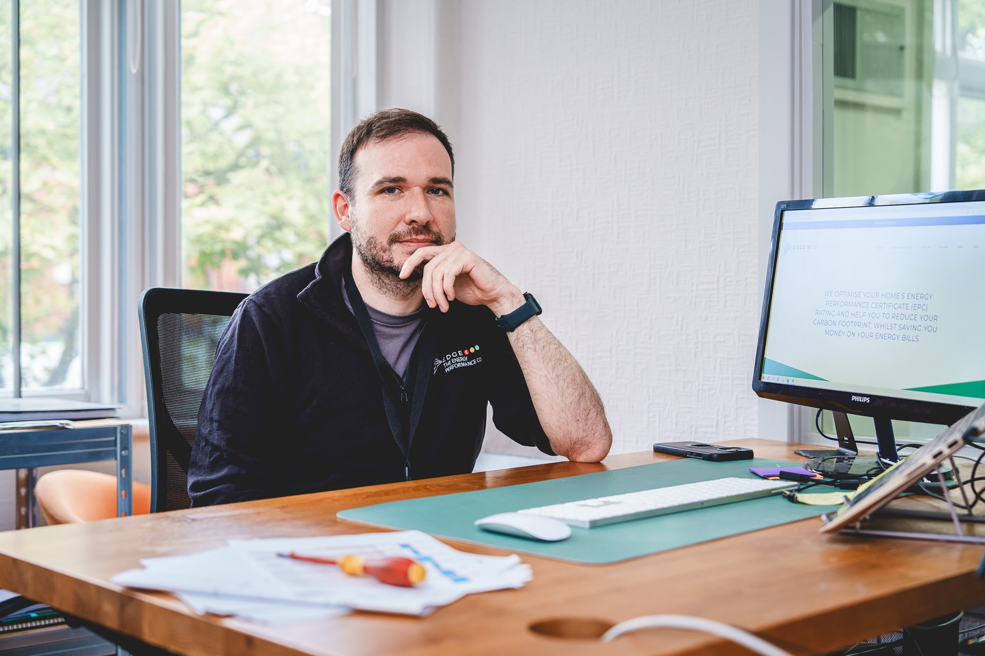 Dave At Desk